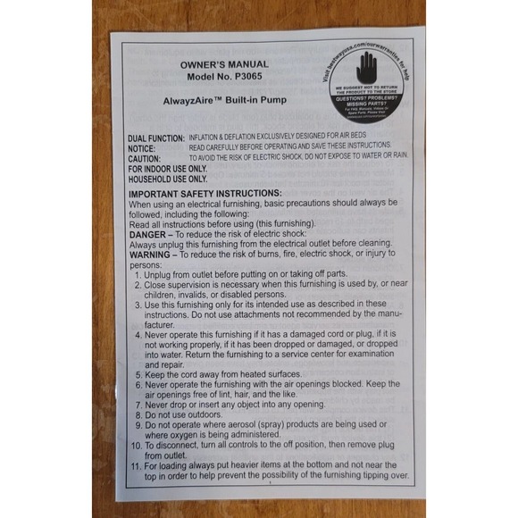 Sealy Alwayzaire Tough Guard 18" Airbed, Queen w/ Headboard and Built In Pump - Picture 11 of 16